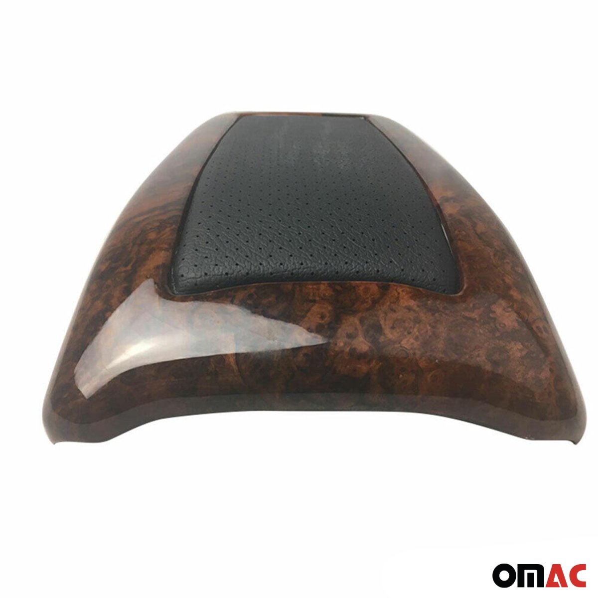 Mercedes CLK Armrest Box Lid - Omac - Walnut-Leather - '97-'03